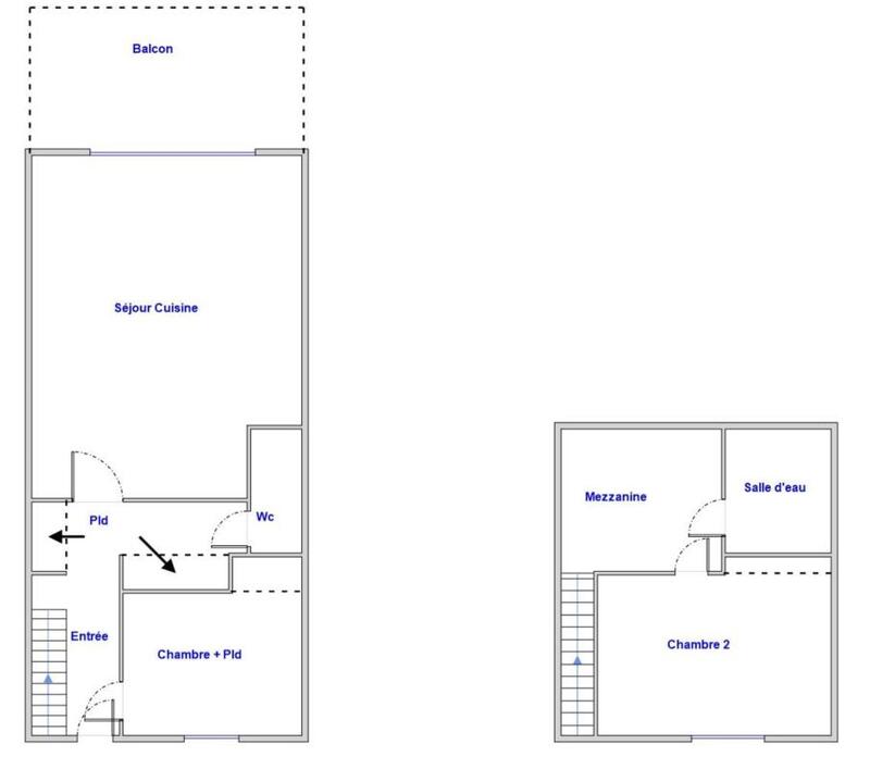 Appartement - 44 m² - 3 pièces
