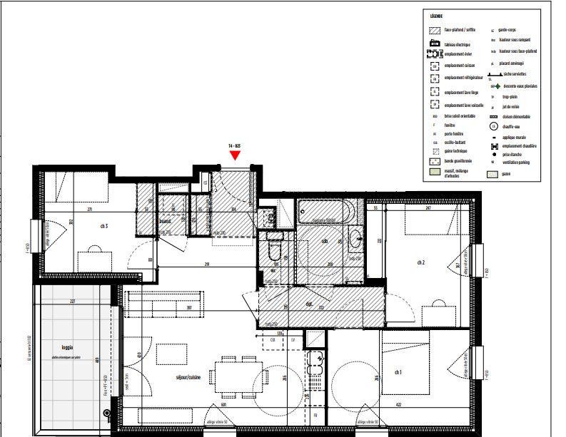 Appartement - 74 m² - 4 pièces