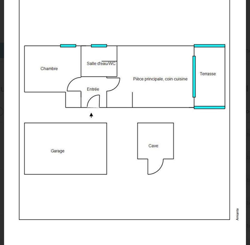 Appartement - 34 m² - 2 pièces