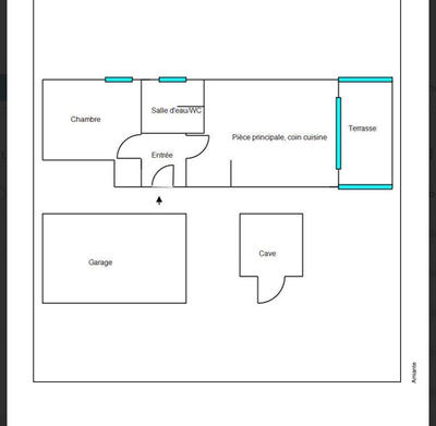 Appartement - 34 m² - 2 pièces