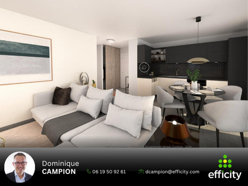 Appartement - 64 m² - 3 pièces