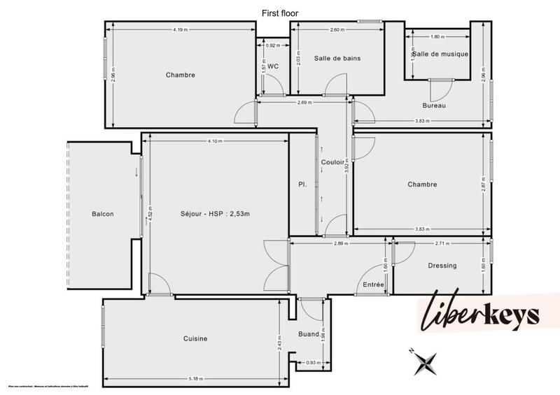 Appartement - 87 m² - 4 pièces