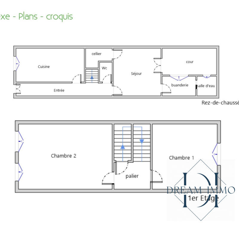 Maison - 85 m² - 3 pièces