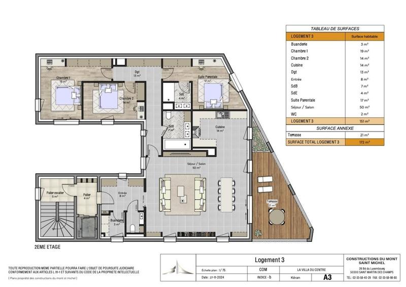 Appartement - 151 m²