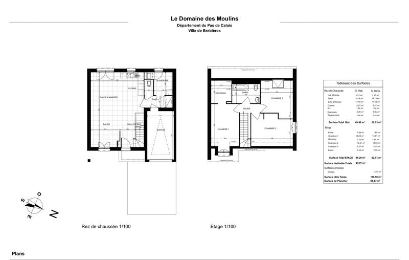 Maison contemporaine - 94 m² - 7 pièces
