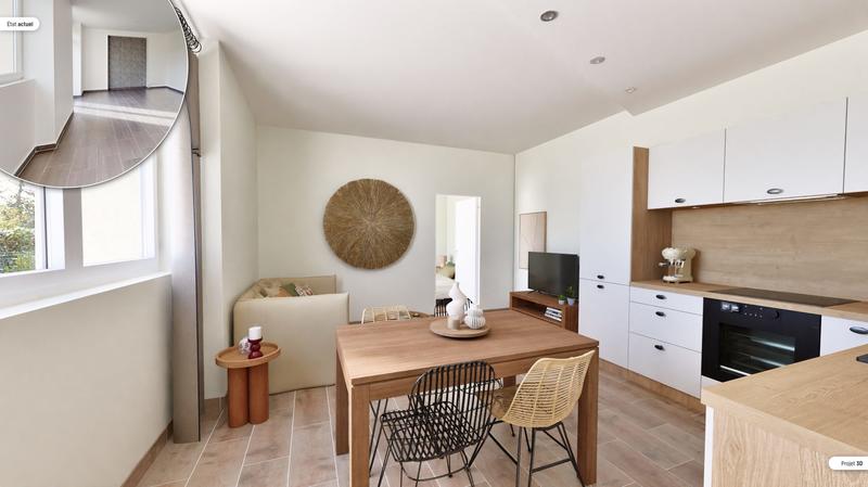 Appartement - 61 m² - 3 pièces