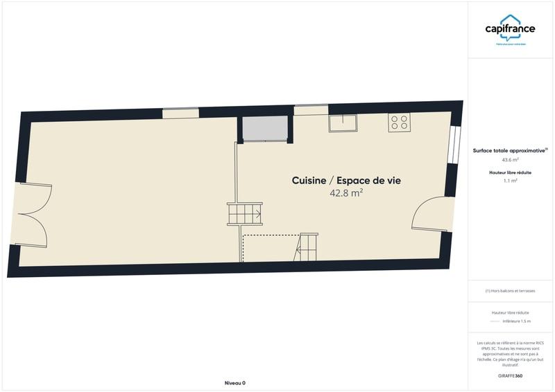 Maison de village - 83 m² - 4 pièces