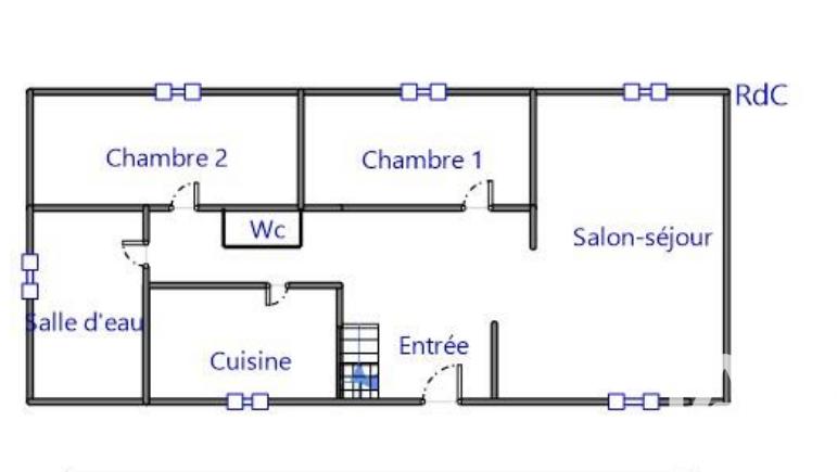 Maison - 100 m² - 6 pièces