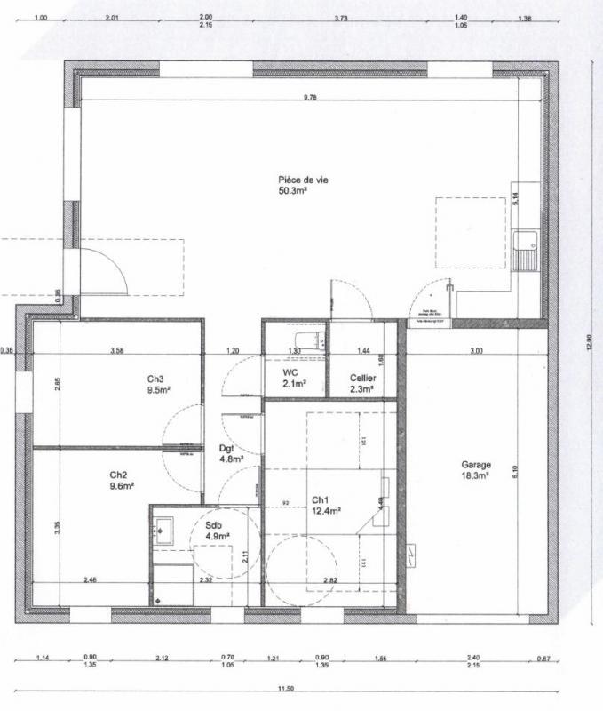 Maison - 95 m² - 4 pièces