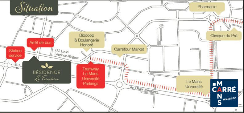 Appartement - 45 m² - 2 pièces