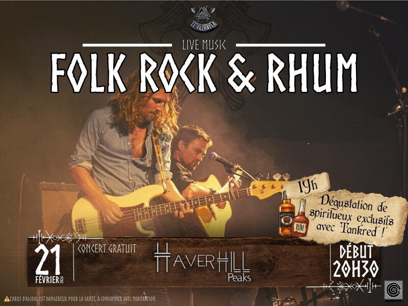 Concert folk rock &amp; rhum !
