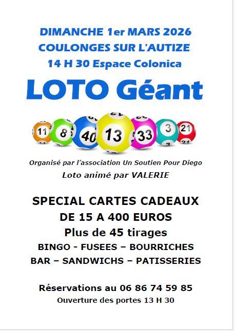 Loto "un soutien pour Diégo"