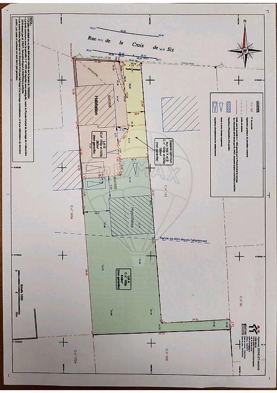 Terrain constructible - 618 m²