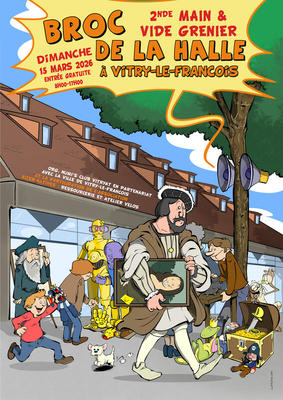 Broc de la halle de printemps - vide grenier et 2nde main