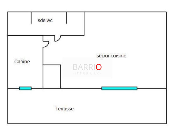 Appartement - 21 m² - 1 pièce