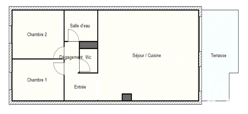 Appartement - 63 m² - 3 pièces