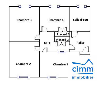 Maison - 98 m² - 5 pièces