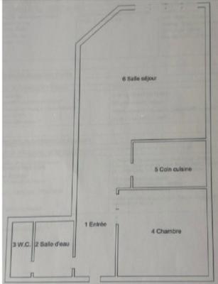 Appartement - 35 m² - 2 pièces