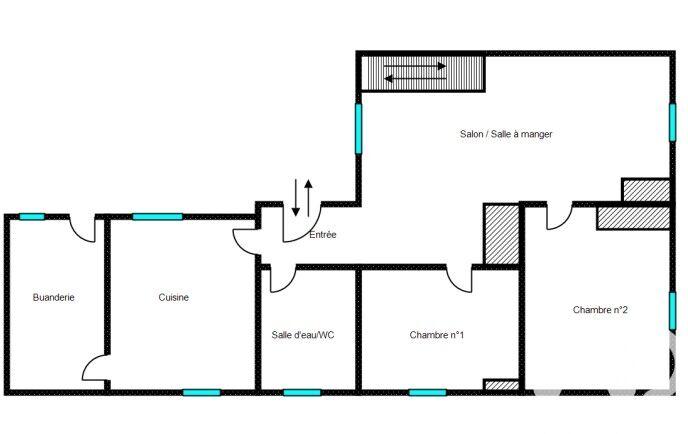 Maison de campagne - 114 m² - 5 pièces