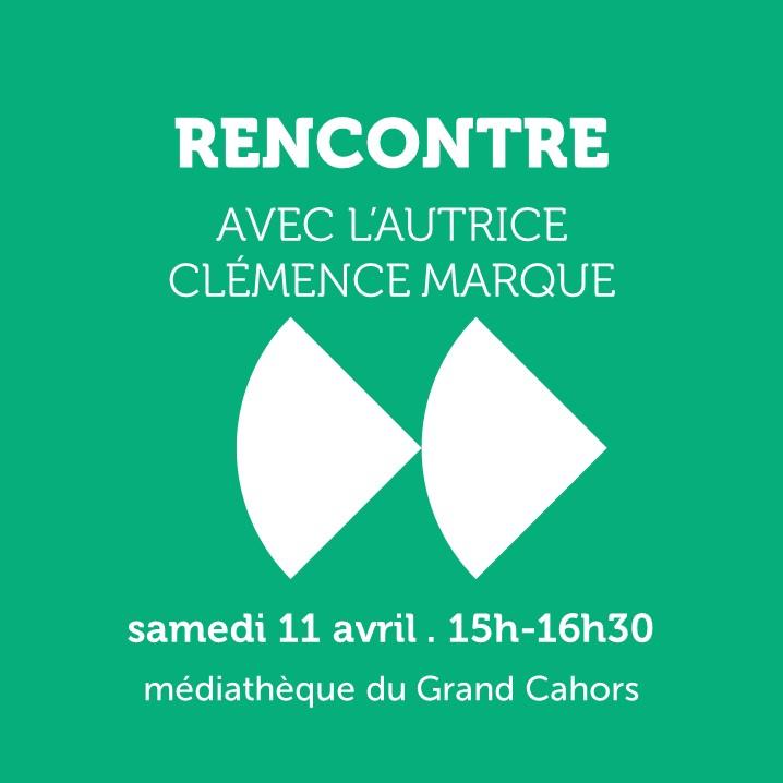 Rencontre d'auteur avec Clémence Marque