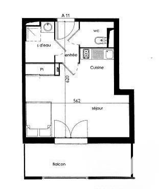 Appartement - 30 m² - 1 pièce