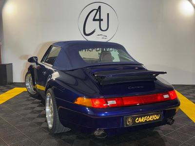 Porsche 911 993 Cabriolet Carrera 3.6 272 ch Jantes Rs Magnesium | Sièges chauffants I Coupe Circuit