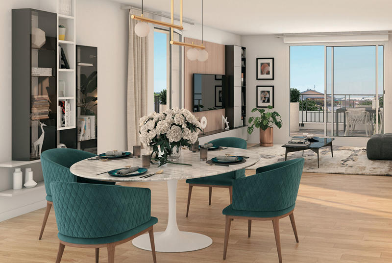 Appartement - 44 m² - 2 pièces