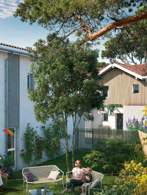 Maison de ville - 73 m² - 3 pièces