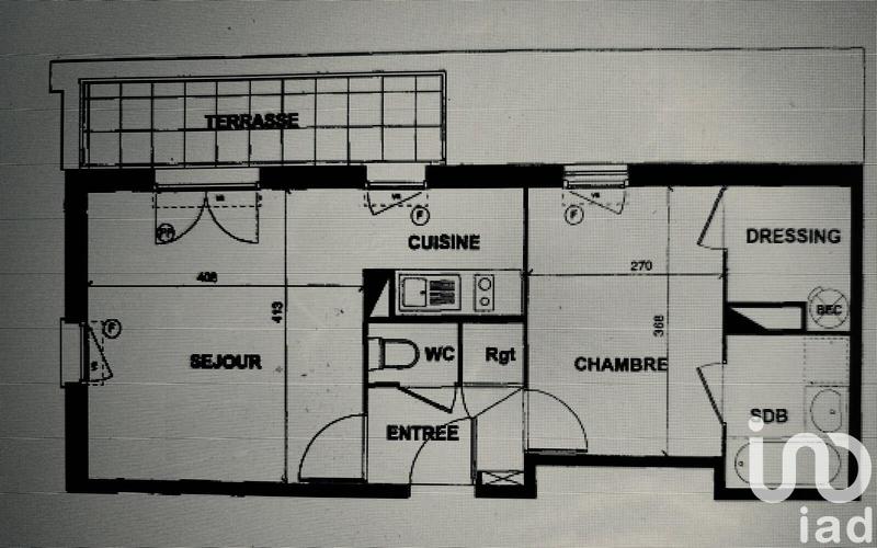 Appartement - 42 m² - 2 pièces