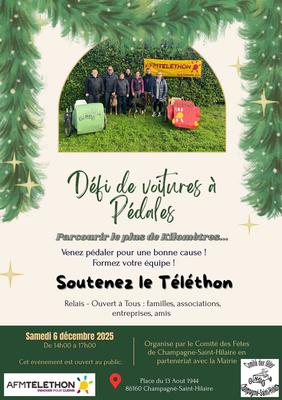 Défi voiture à Pédales