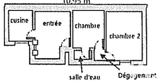 Appartement - 37 m² - 3 pièces