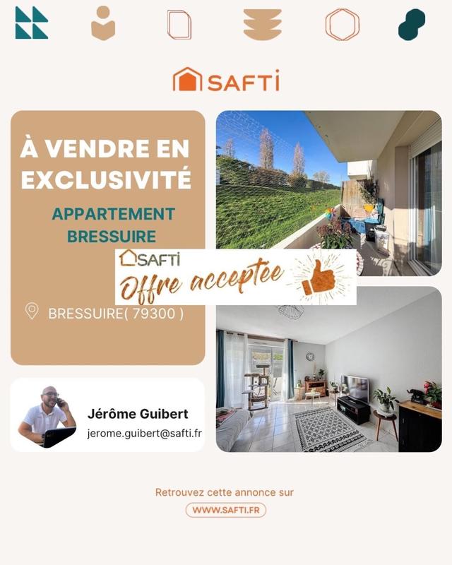 Appartement - 48 m² - 2 pièces