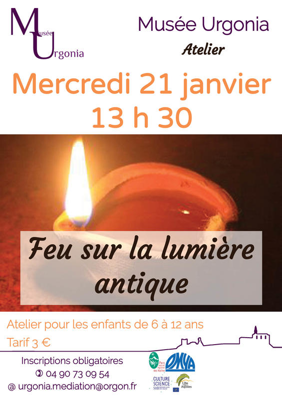 Atelier "Feux sur la lumière antique"