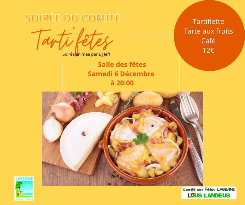 Soirée Tarti'Fêtes