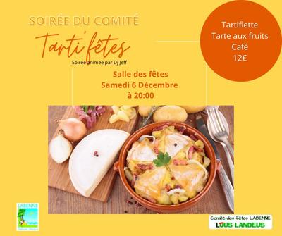 Soirée Tarti'Fêtes