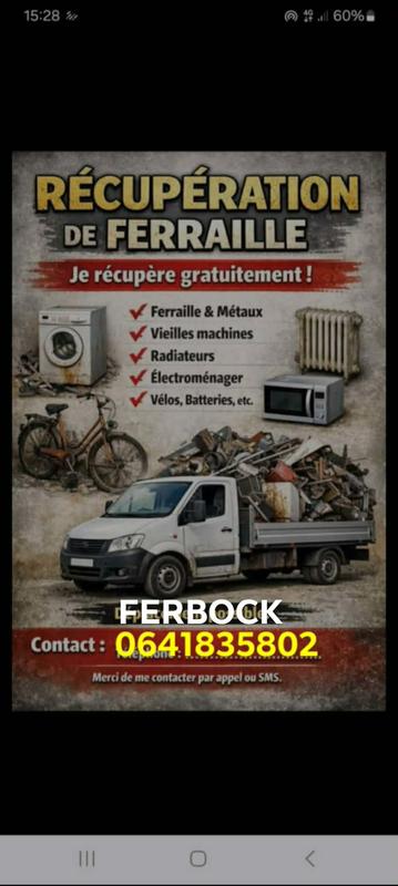 Rècupèration Ferraille Gratuitement.