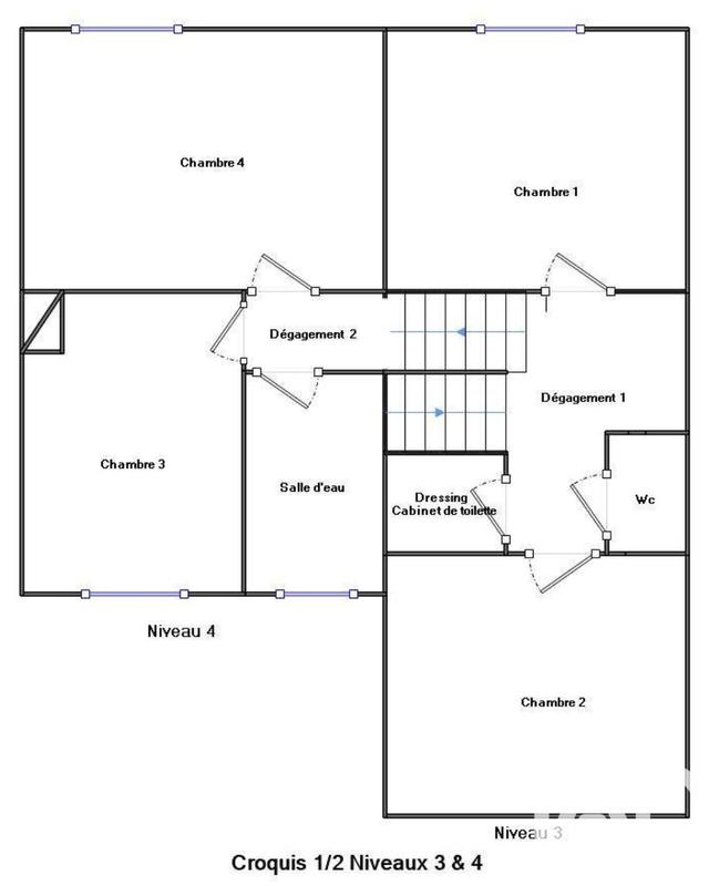 Maison - 104 m² - 5 pièces