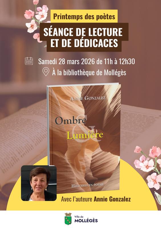 Séance de lecture et de dédicaces - Annie Gonzalez