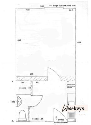 Studio - 22 m² - 1 pièce