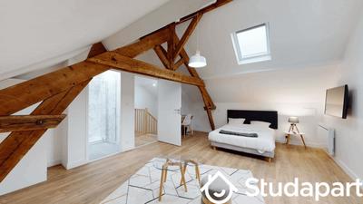 Chambre - 14 m² - 1 pièce