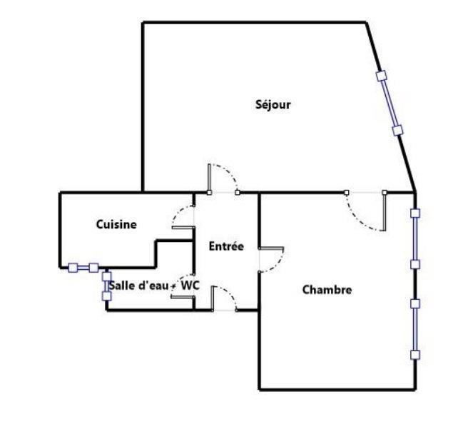 Appartement - 36 m² - 2 pièces