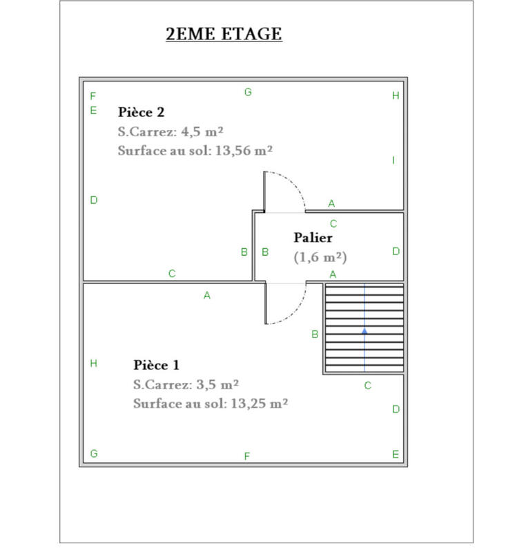 Appartement - 55 m² - 3 pièces