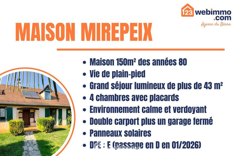 Maison - 150 m² - 7 pièces