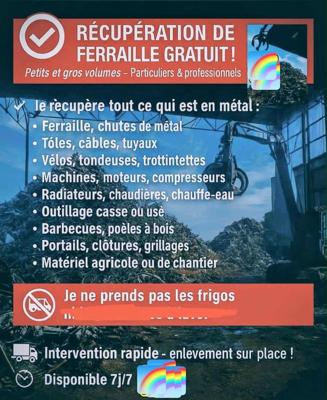 Récupération ferraille