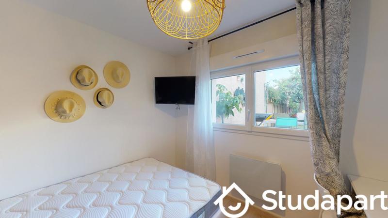 Chambre - 14 m² - 1 pièce