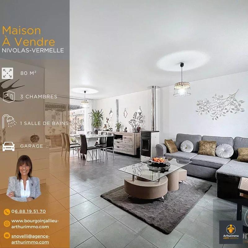 Maison - 87 m² - 4 pièces