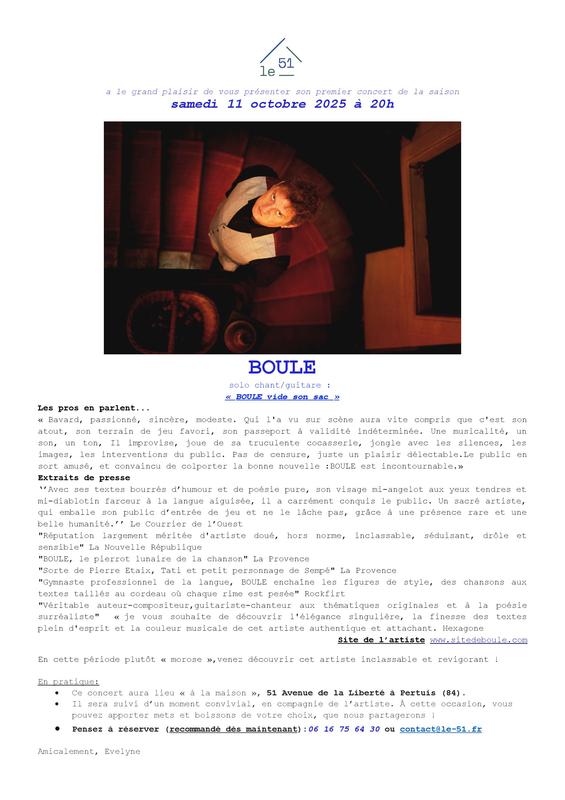 Le 51 saison 2025-2026