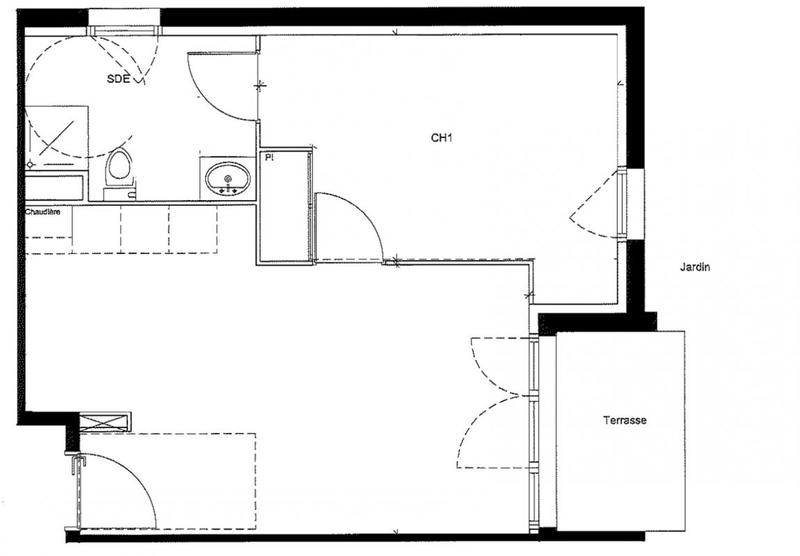 Appartement - 41 m² - 2 pièces