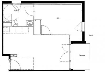 Appartement - 41 m² - 2 pièces