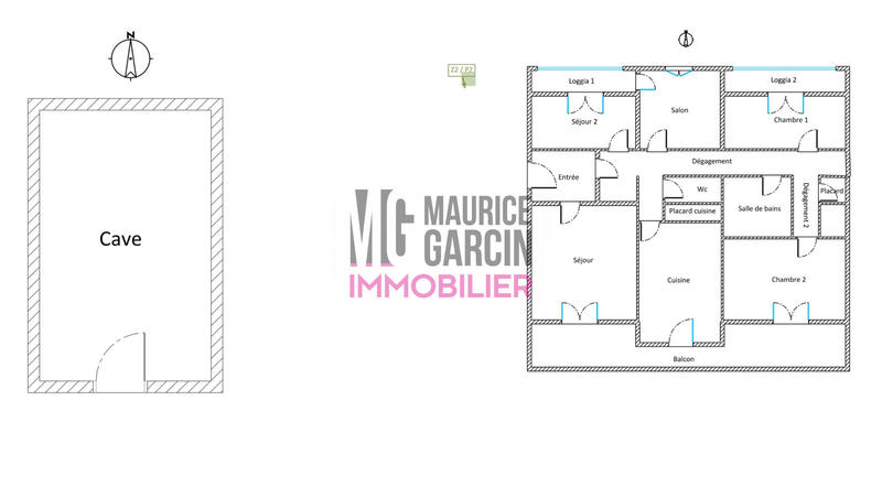 Appartement - 114 m² - 6 pièces